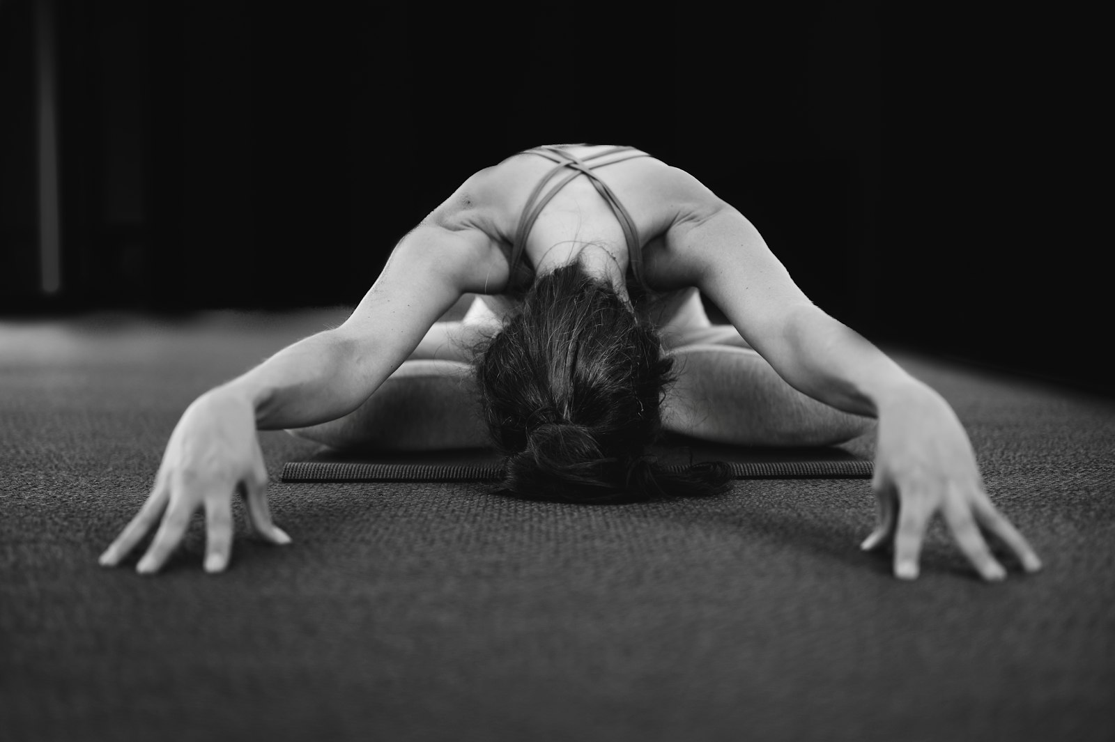 Outdoor yoga session